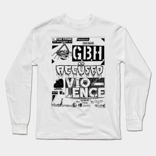 G.B.H. / The Accused / Vio-lence Long Sleeve T-Shirt